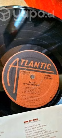 Vinilo Ac Dc Fly - On the Wall Lp Edición 1985 USA