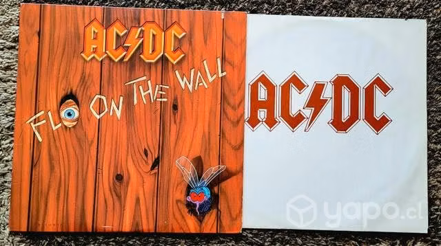 Vinilo Ac Dc Fly - On the Wall Lp Edición 1985 USA