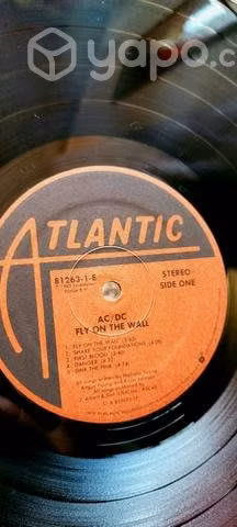 Vinilo Ac Dc Fly - On the Wall Lp Edición 1985 USA