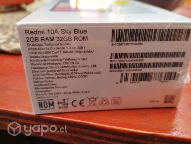 Celular xiaomi redmi 10a - Imagen 2