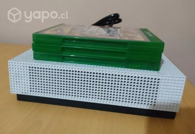 Consola xbox one s usada + 3 juegos