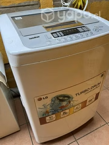 Lavadora LG Turbo Drum Fuzzy Logic 9.0k