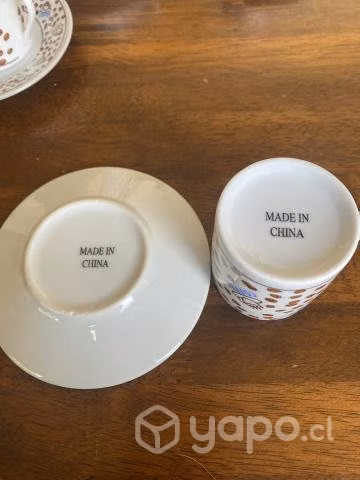 Juego de tacitas de café