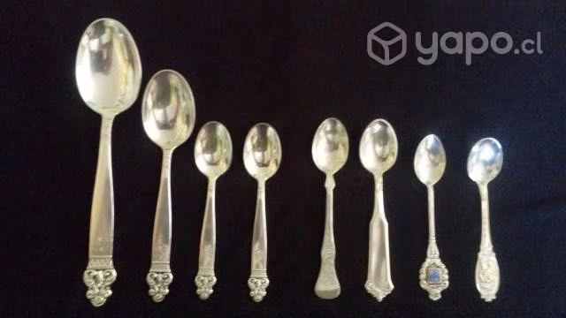 Cucharas relojes de plata - Imagen 4