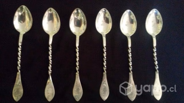 Cucharas relojes de plata - Imagen 5