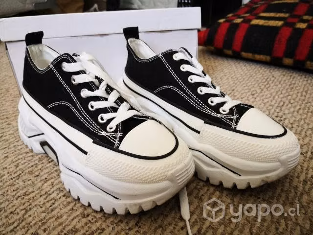 Zapatillas de Lona con plataforma