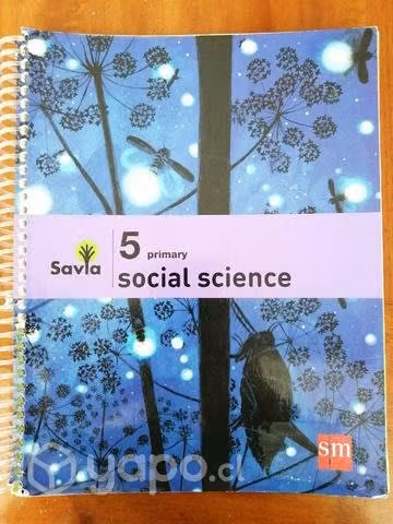 Libro Savia SM Natural Science 5 Básico