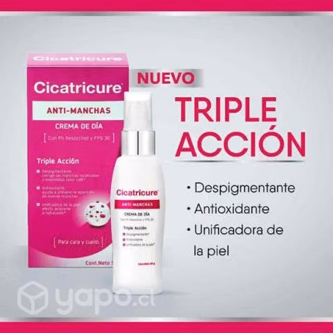 Crema cicatricure anti manchas