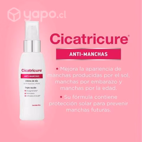 Crema cicatricure anti manchas