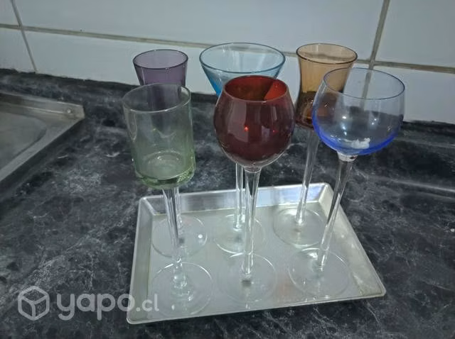 6 Copas de aperitivo/bajativo
