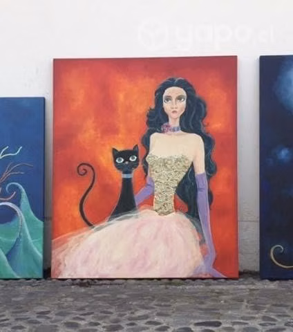 Cuadro hermoso, grande y pieza única y original