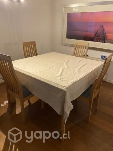 Comedor cuadrado 8 puestos