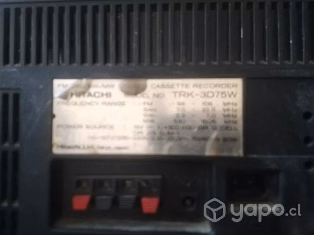 Hitachi trk-3d75w