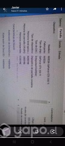 Computadora de escritorio