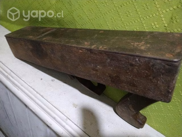 Antigua garlopa o cepillo de madera ,vintage retro