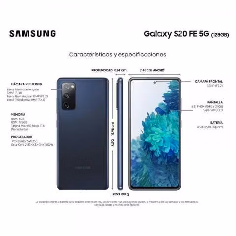 Samsung Galaxy S20 FE 5G NUEVO SELLADO