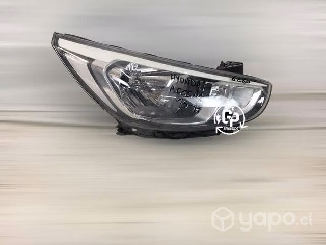 Foco óptico Rh Hyundai accent 2015-2017
