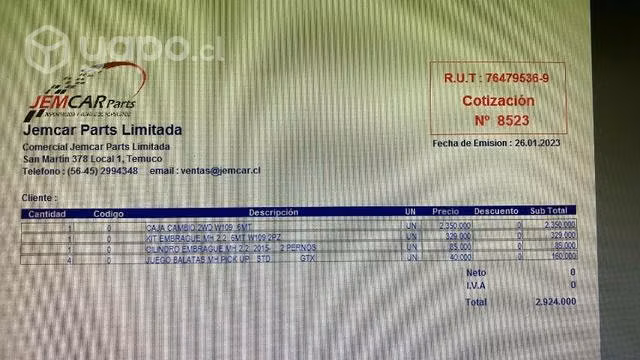 Kit embrague mahindra 2.2 6 MT NUEVO! - Imagen 3