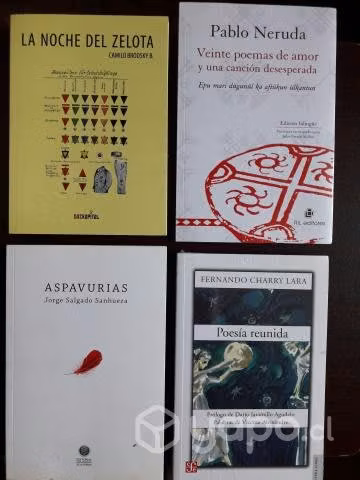 Poesía / pack de 4 libros nuevos