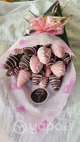 Frutillas bañadas en chocolates