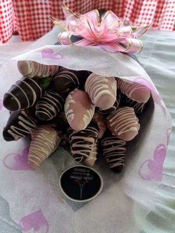 Frutillas bañadas en chocolates