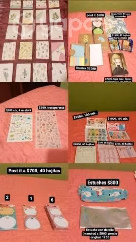 Post it y libretas líneas horizontales