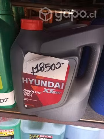 Aceite 20w50 bidón 4 litros hyundai xteer