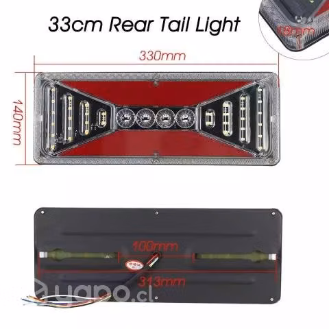 Focos Traseros Secuenciales (par) Led Bi-volts Cam