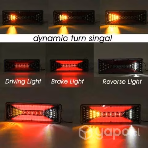 Focos Traseros Secuenciales (par) Led Bi-volts Cam