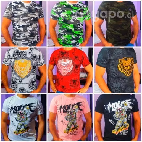 Poleras de hombre nuevas