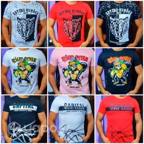 Poleras de hombre nuevas