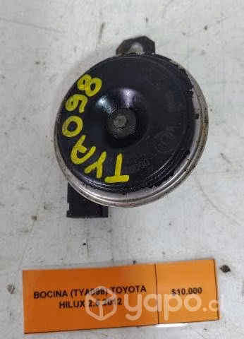 Bocina (TYA098) Toyota Hilux 2.5 2012