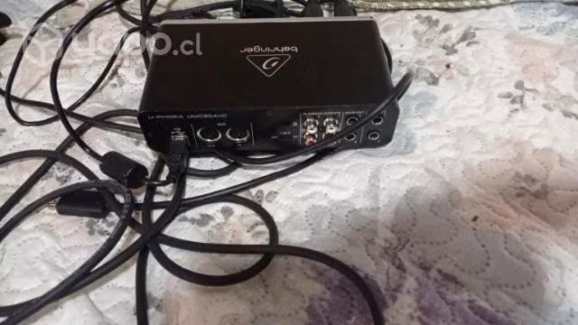 Micrófonos rodé nt 5 y interfaz behringer umc 202
