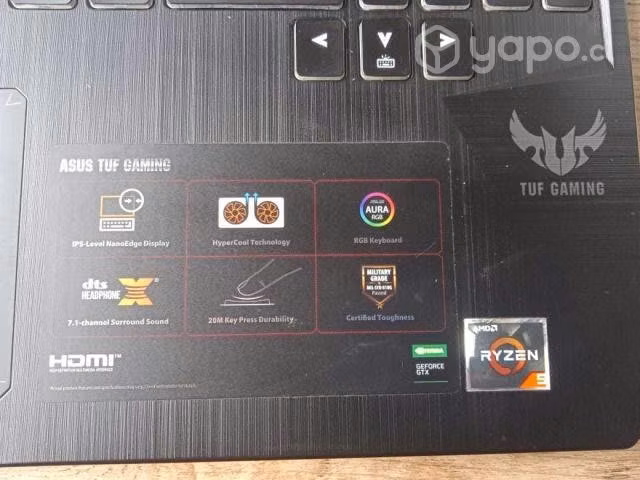 Notebook ASUS TUF GAMING