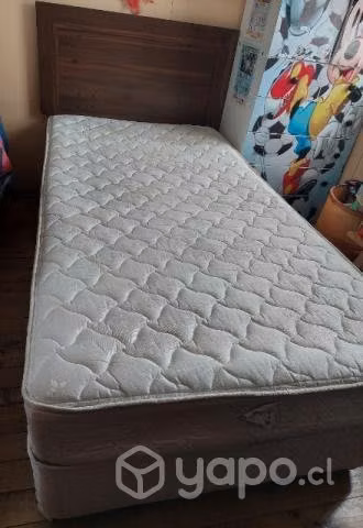Cama Celta 1,5 plaza con Respaldo