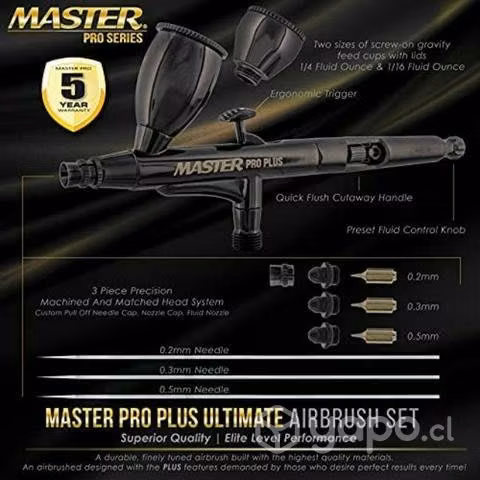 Juego de aerógrafo - Master Pro Plus Ultimate - Imagen 2
