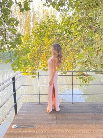 Vestido de fiesta con zapatos