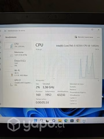 Notebook HP elitebook - Imagen 2