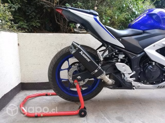 Tubo escape moto tipo akrapovic 48cm largo nuevos