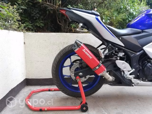 Tubo escape moto tipo akrapovic 48cm largo nuevos