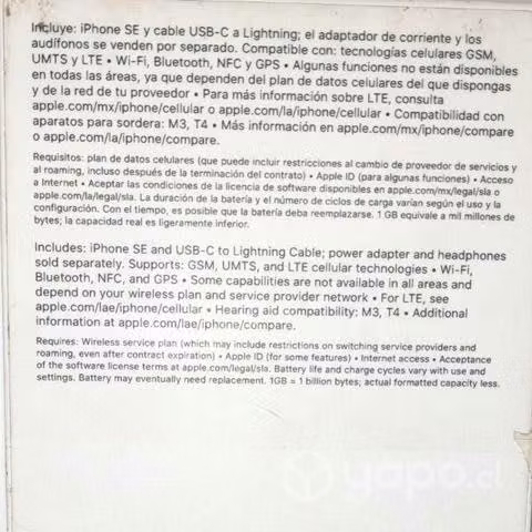 Iphone SE Black 64gb