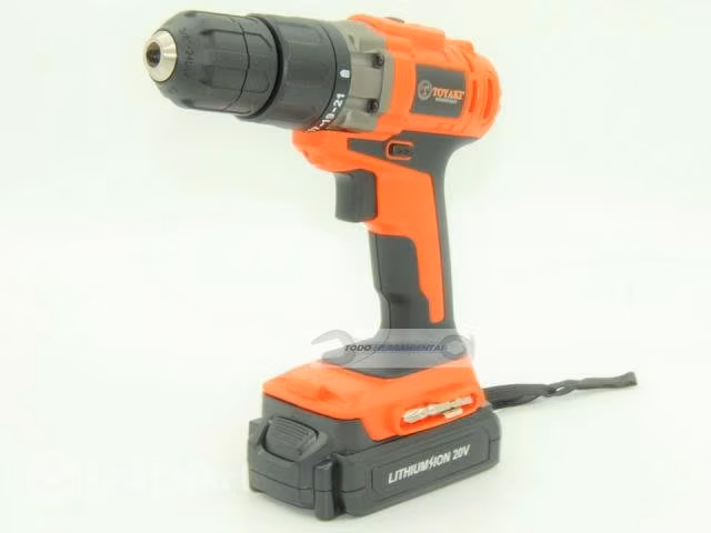 Taladro Inalambrico 20 Volts 2 Baterias, Toyaki