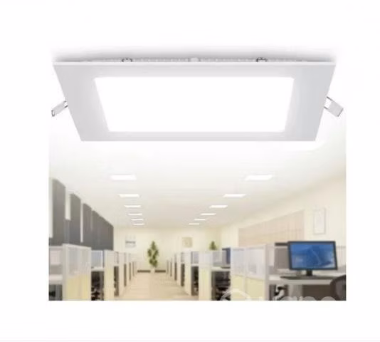 Foco Panel Plafón Led 18w Embutido Cuadrado Luz Fr - Imagen 2