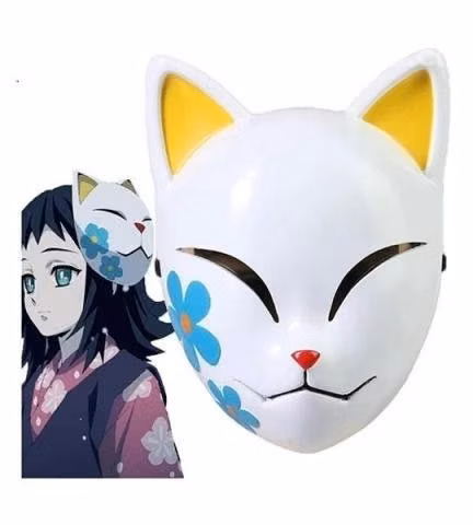 Mascara Kimetsu No Yaiba Demon Slayer Con Luces Le - Imagen 5