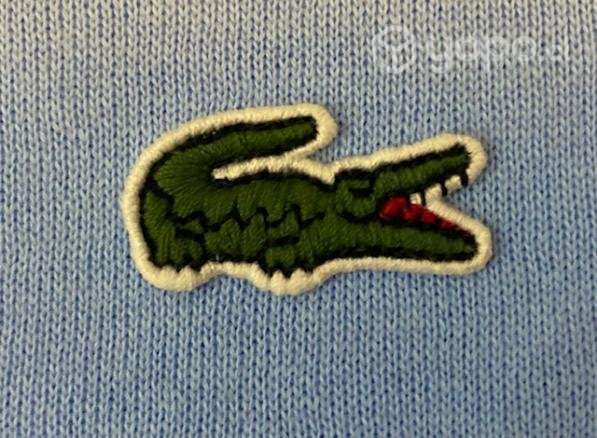 Poleron Lacoste celeste M - Imagen 3