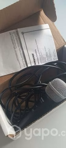 Micrófono dinamico NUEVO shure sv100 caja e instru