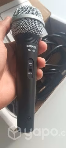 Micrófono dinamico NUEVO shure sv100 caja e instru