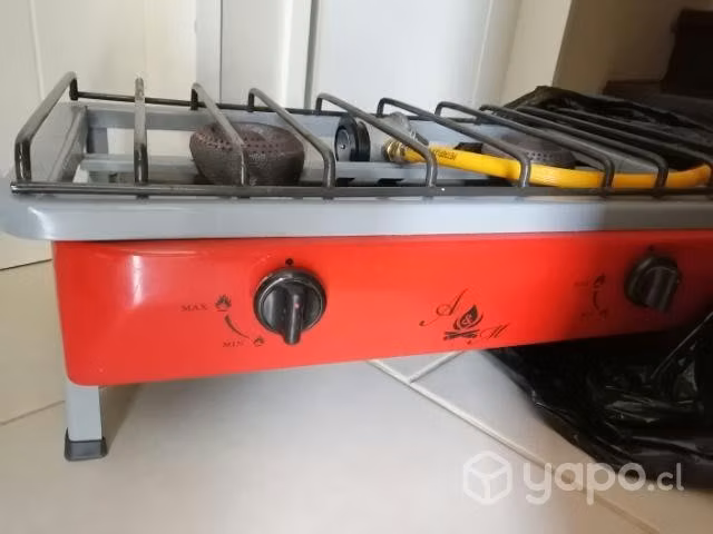 Cocinilla a gas con regulador
