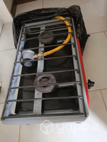 Cocinilla a gas con regulador