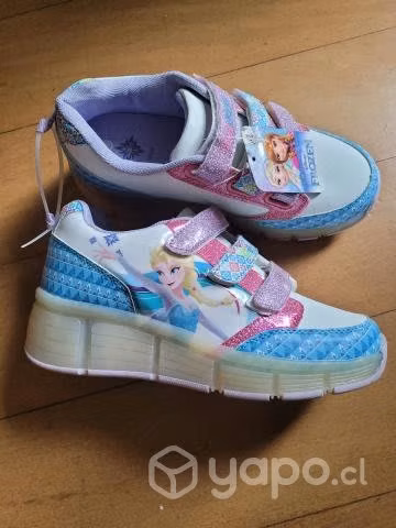 Zapatillas con ruedas y luces Frozen